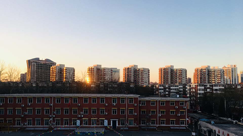 阳台外的风景